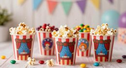 theater themed snack cups
