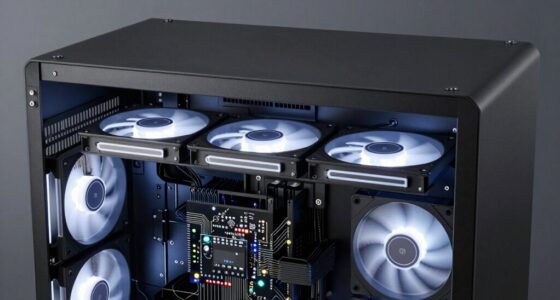 top av cabinet cooling fans