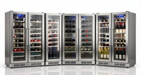 top dual zone wine coolers