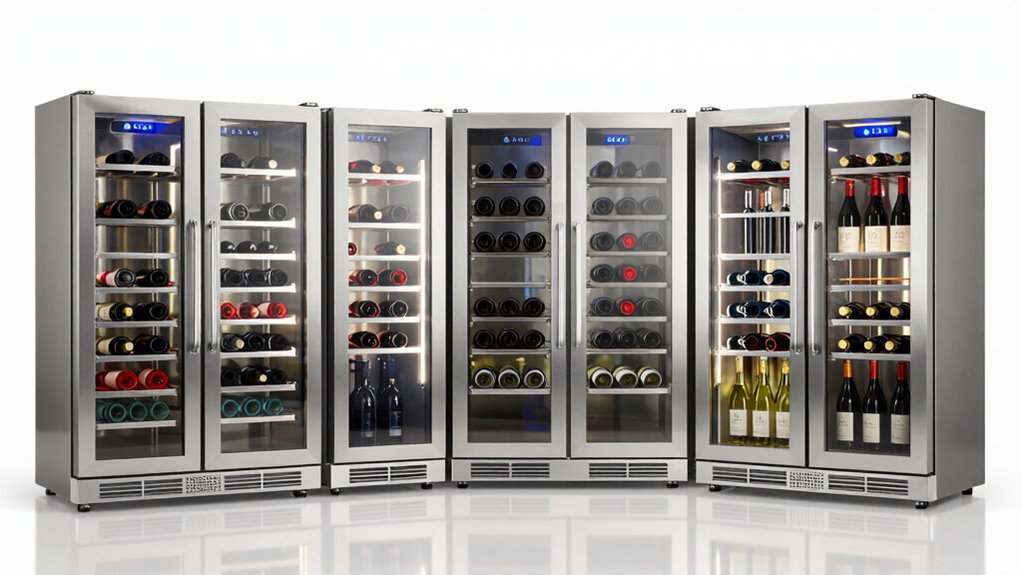 top dual zone wine coolers