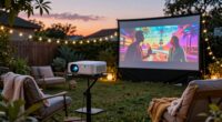 top outdoor projector stands