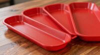 top red concession trays