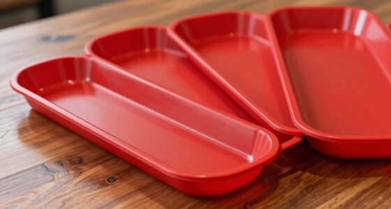 top red concession trays