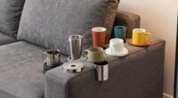 top sofa arm cup holders