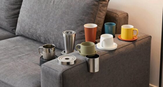 top sofa arm cup holders