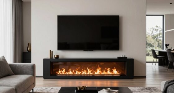 top tv console fireplaces