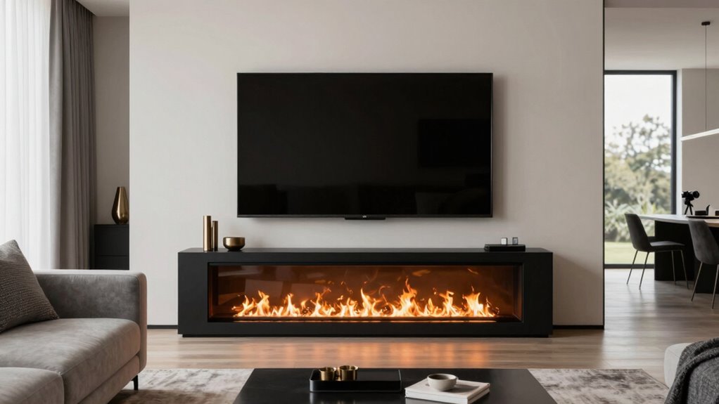 top tv console fireplaces