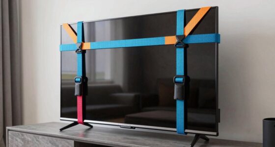 top tv moving straps