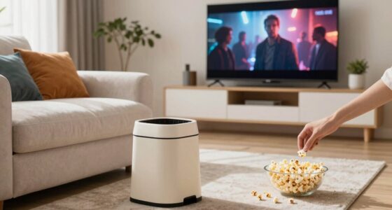 trash management during movies