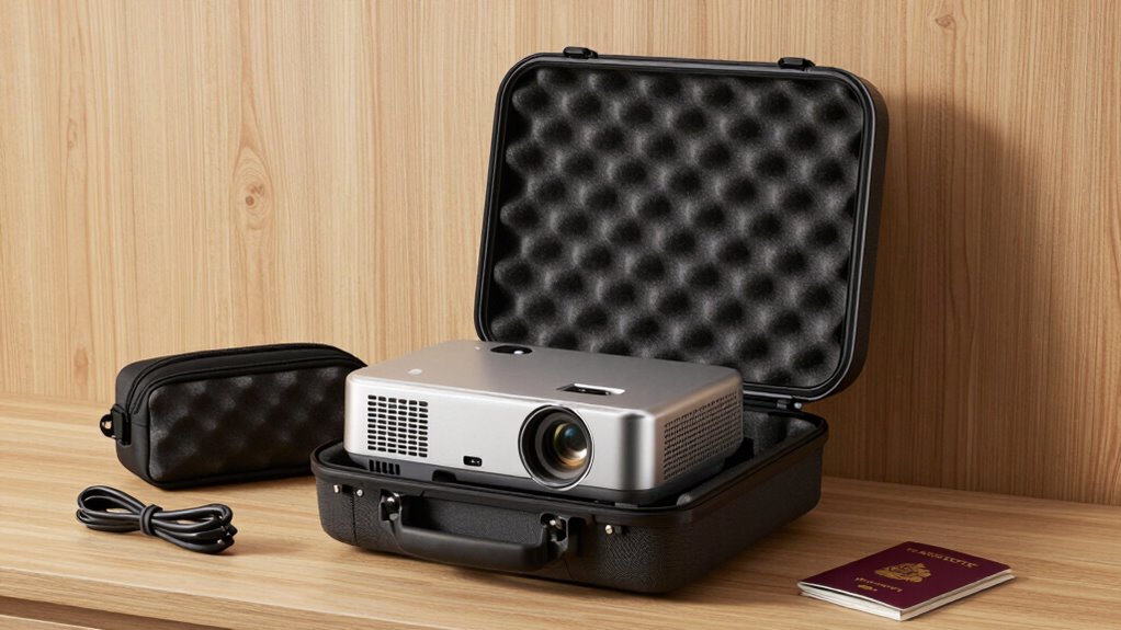 travel safety for projectors