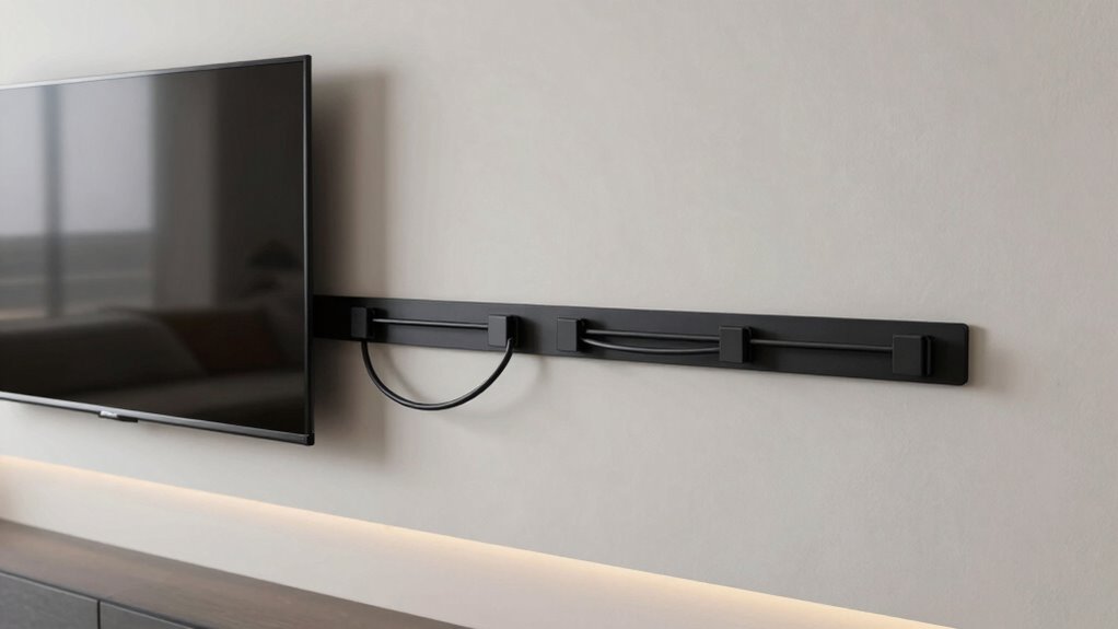 tv wall mount cable considerations