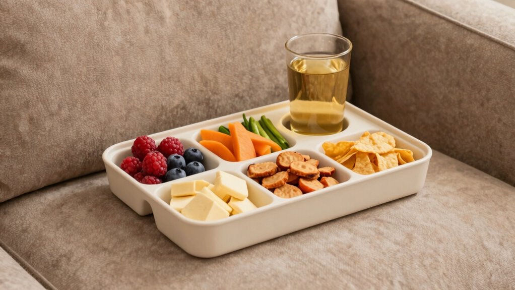 user friendly snack tray design