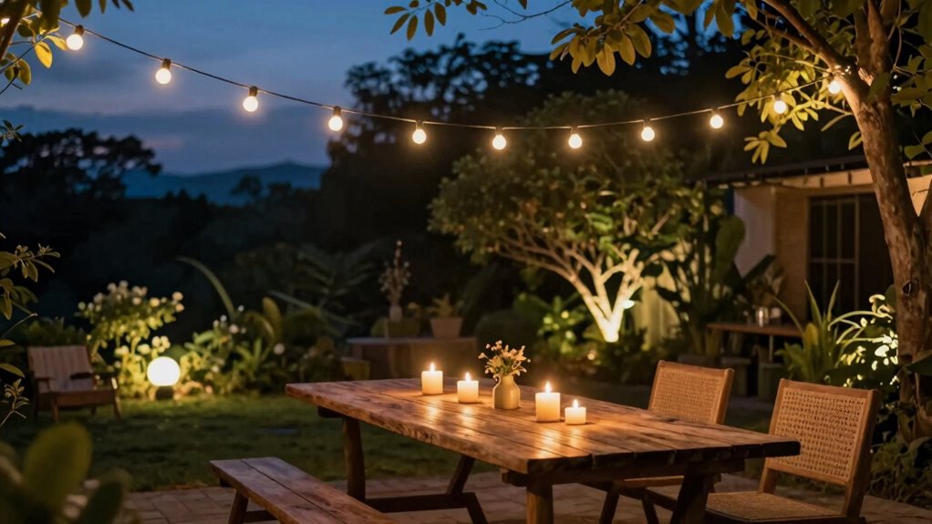 warm glare free outdoor lighting