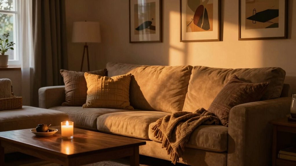 warm light enhances home ambiance