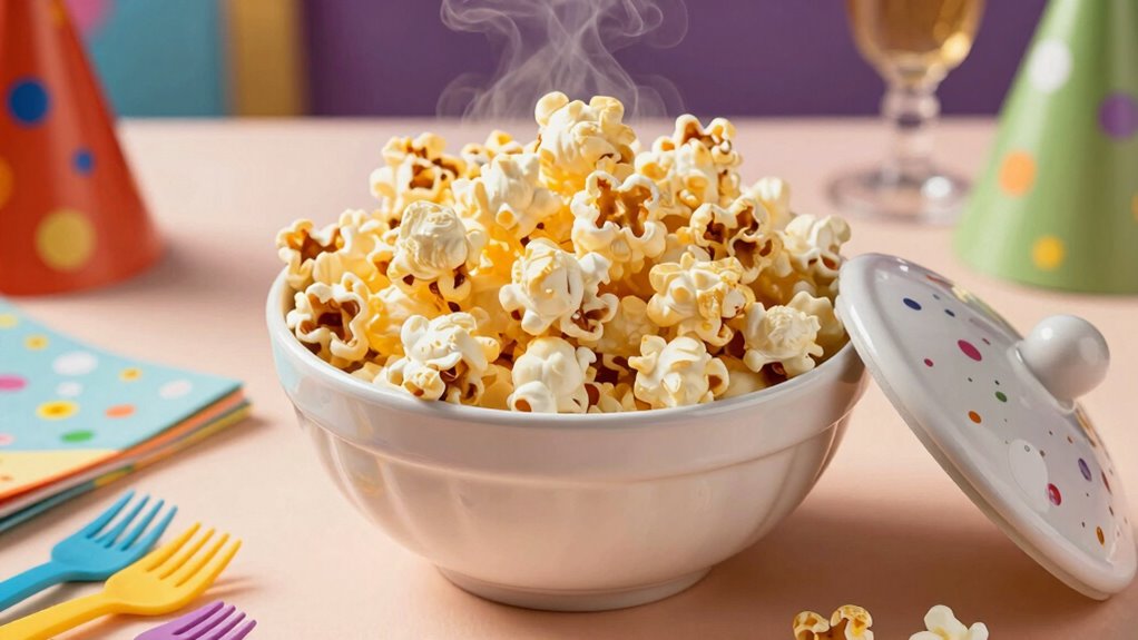 warm popcorn serving tips