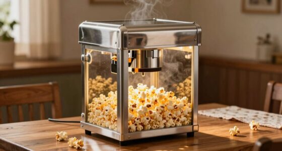 warm popcorn without sogginess