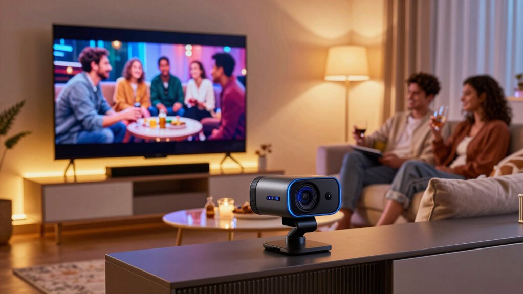 webcam features for movie nights
