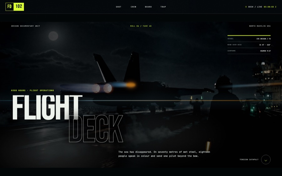 Flight Deck 0300 — A Night-Launch Documentary (FABLE/175)