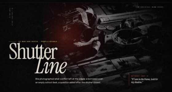 Shutter Line — The Unprinted Work of Mara Venn (FABLE/175)