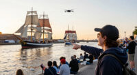 Hamburg Port Anniversary Celebrates With Parade And Floating Stage